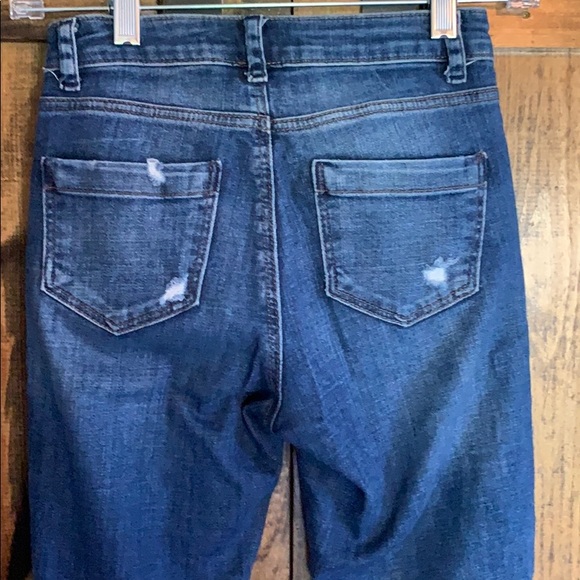 NWOT Topshop hi rise Moto skinny distressed jeans - Picture 4 of 5